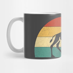 Sunset Camel Landscape Savanna vintage retro Mug